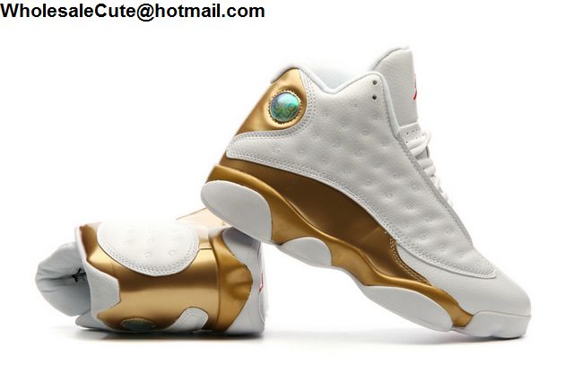 White Gold Air Jordan 13