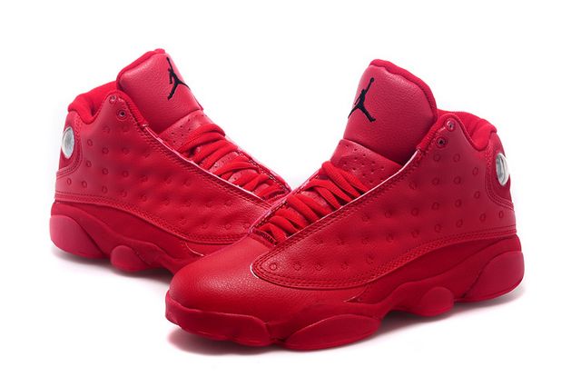 All Red Jordan 13