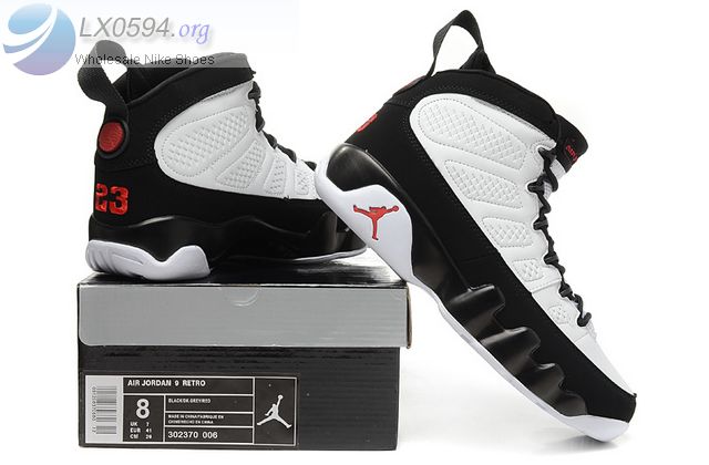 Jordan 9 White Black