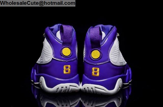 Air Jordan 9 White Purple