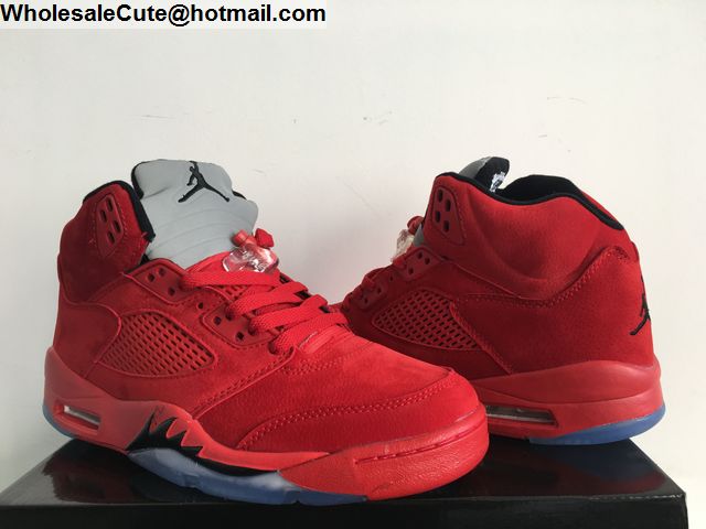 Air Jordan 5 Red Suede