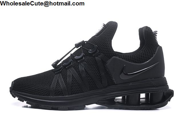 All Black Nike Shox Gravity