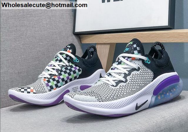 Nike Joyride Run Flyknit White Black Purple