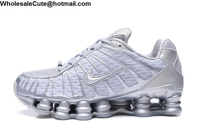 nike shox tl silver