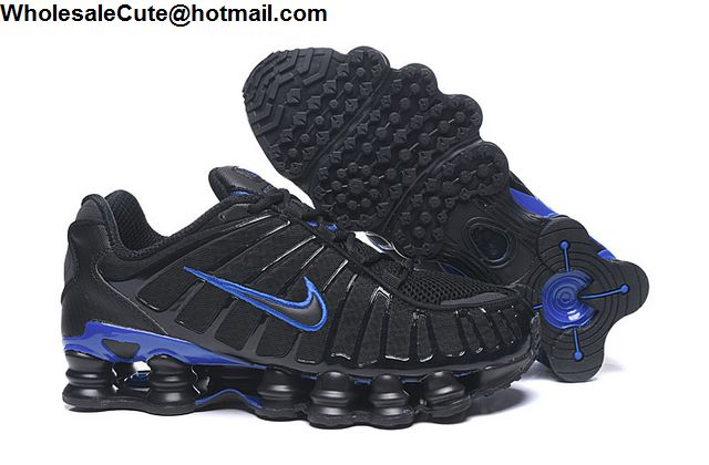 nike shox tl black racer blue