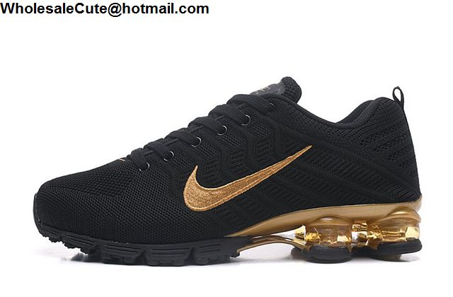 Nike Shox Black Gold