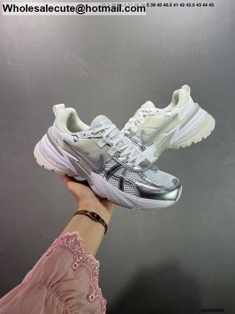 nike v2k run metallic silver