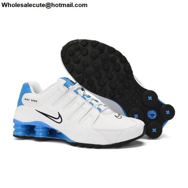 Mens Nike Shox NZ EU White Carolina Blue -21577 - Wholesale Sneakers